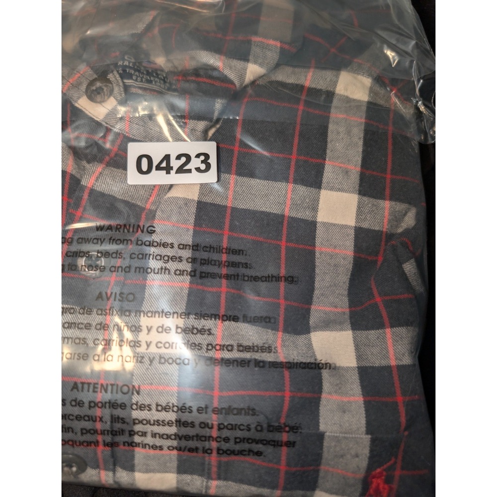VTG 90's Polo Sport Ralph Lauren Sportsman Plaid Flannel Button Down Shirt XL - Picture 7 of 7